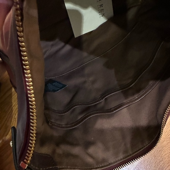 Lauren by Ralph Lauren  Dark Maroon Hobo bag - Picture 15 of 15